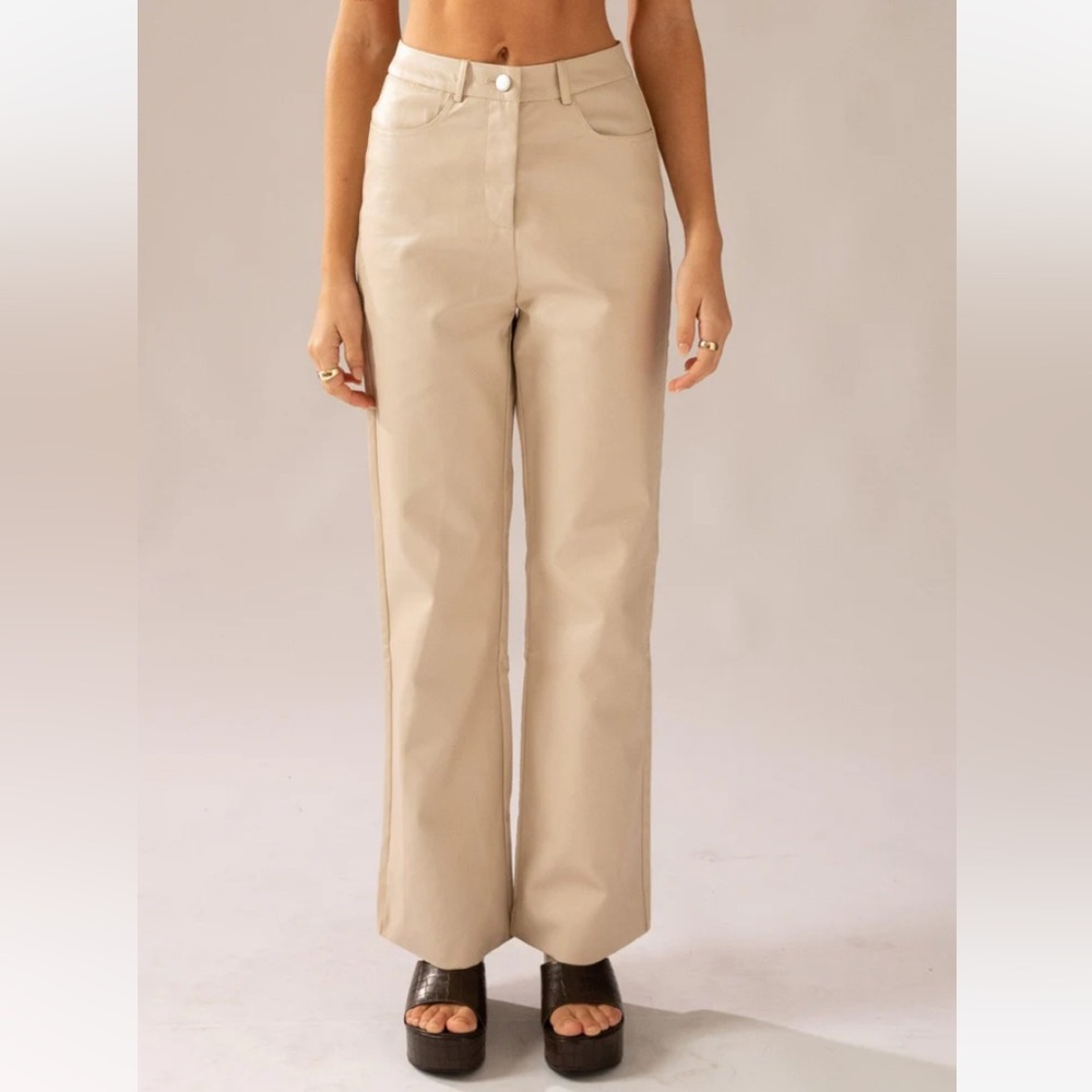Peppermayo Bad to the Bone PU Pants